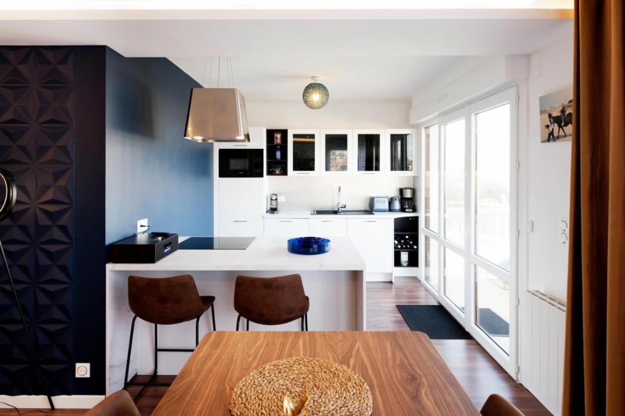 Été Indien l Le luxe&votre vue mer à Ouistreham Exterior foto
