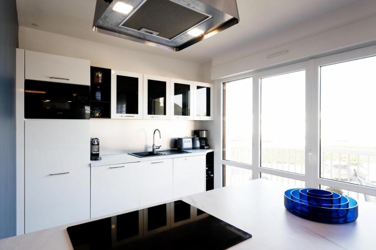 Été Indien l Le luxe&votre vue mer à Ouistreham Exterior foto
