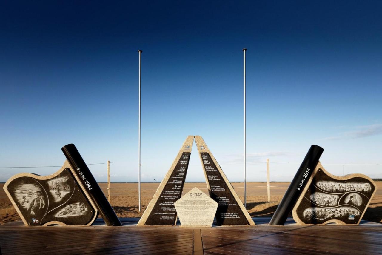 Été Indien l Le luxe&votre vue mer à Ouistreham Exterior foto